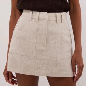 DISSH Natural Linen Skort
